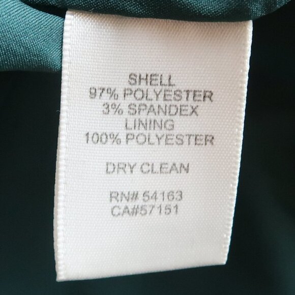 Eliza J. Green Knit Tiered Ruffle Long Sleeve Mini Dress Size 6 - Picture 11 of 13